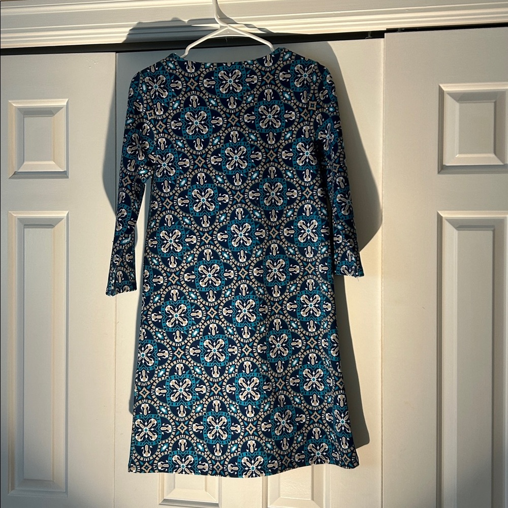 Chic Geometric Patterned Dress - Picture 5 of 6